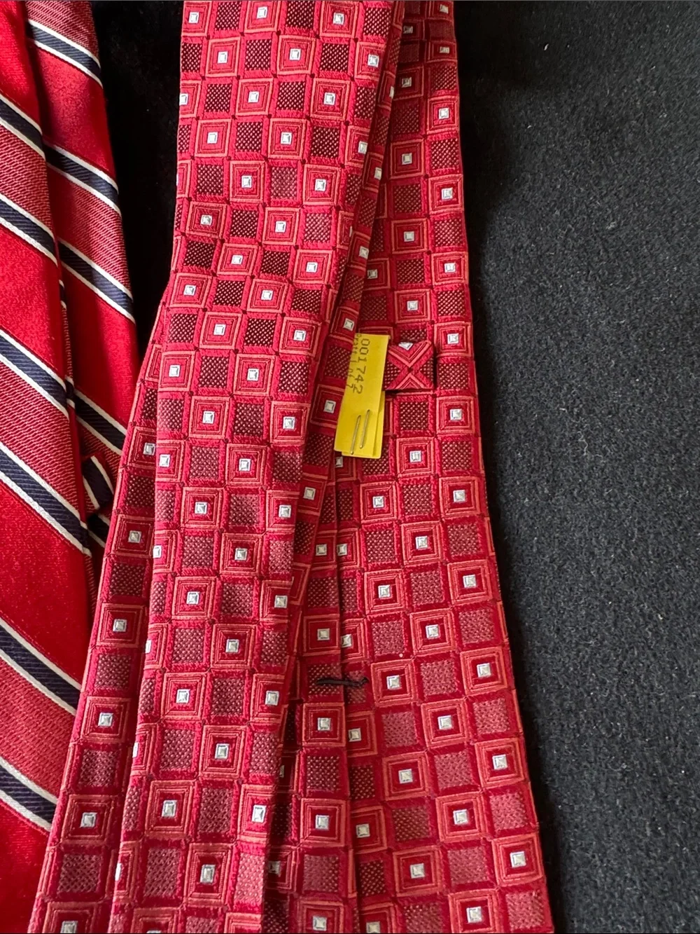 Daniel Cremieux Red Patterned & Striped Neckties